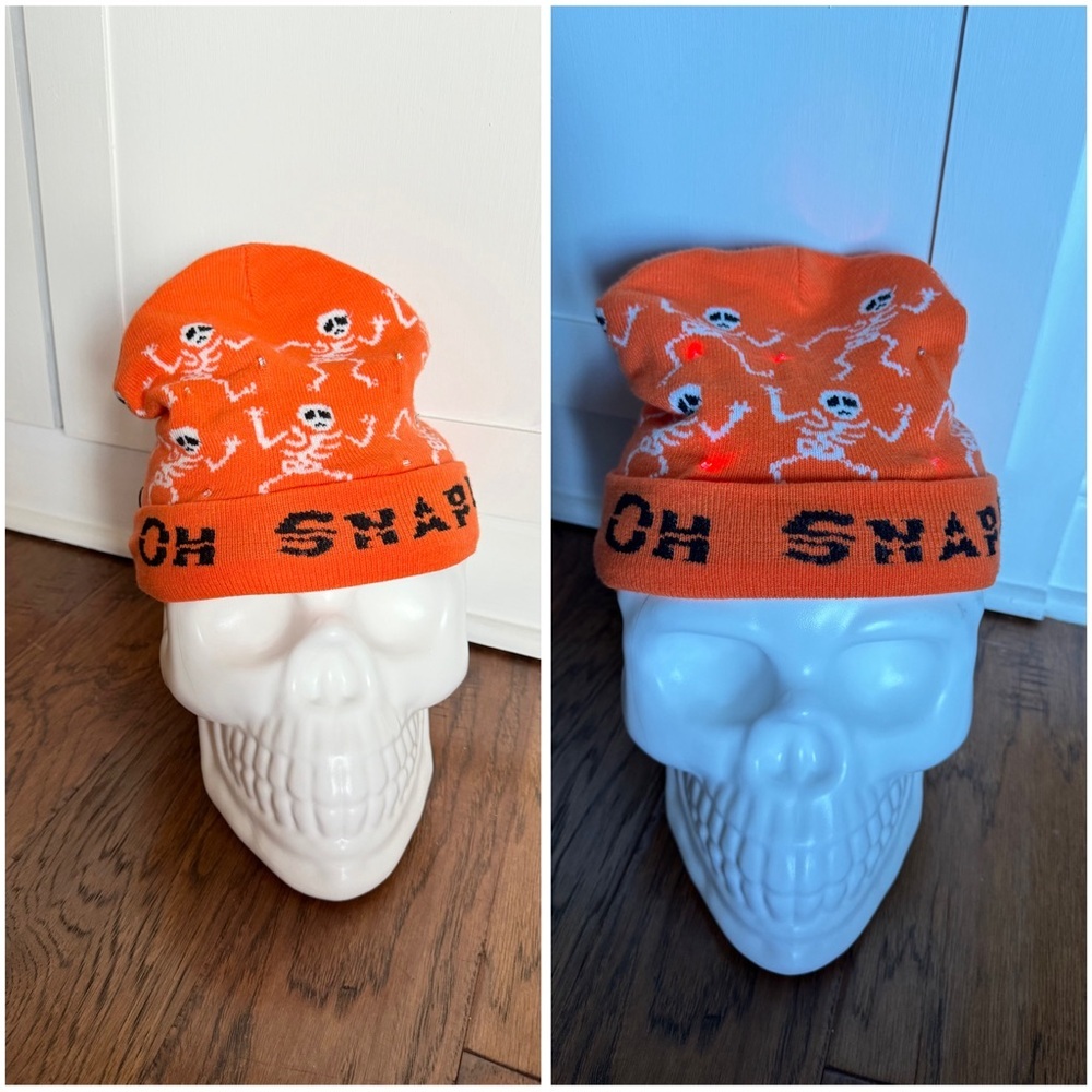 Halloween Oh Snap! Skeleton Light up Cap